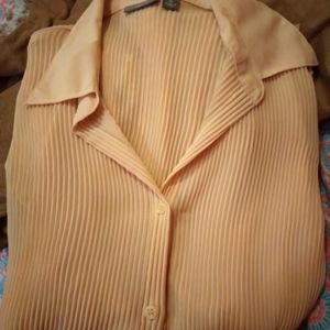 Apt. 9 brand button down size medium sheer with lace detail